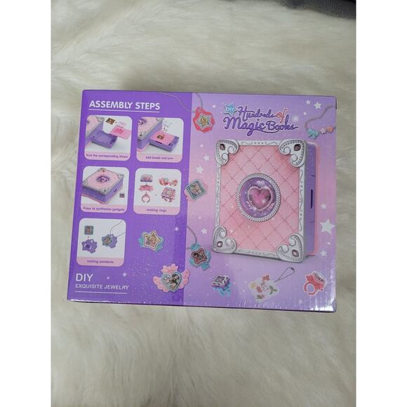 DIY Jewel Rings Stickers Pendent Making Kit for Little Girls Arts and Crafts - Picture 6 of 9